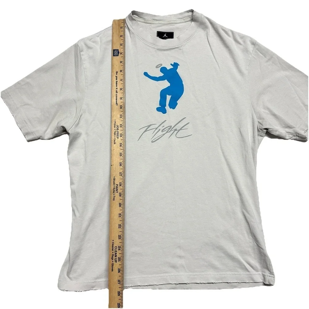 NIKE AIR JORDAN X Union LA Logo T- Shirt Adult Size Medium Gray Flight Shirt
